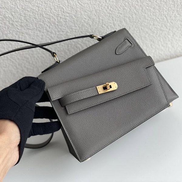 超希少！エルメス コピー ケリー20 外縫い エプソン バッグ ers00600