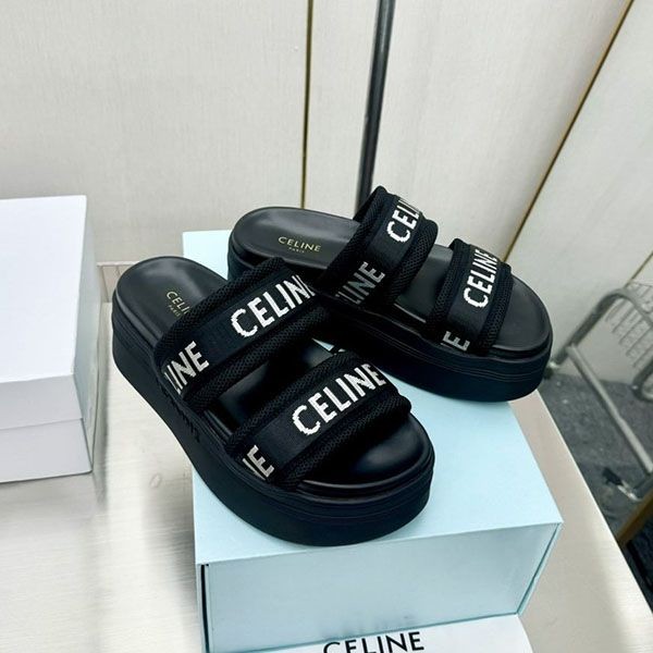 《大人気》セリーヌ ブロックスライド サンダル 偽物 Cep90682
