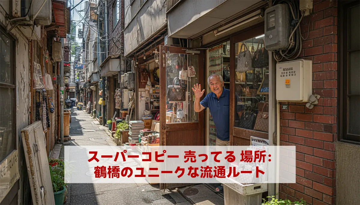スーパーコピー 売ってる 場所：鶴橋のユニークな流通ルート